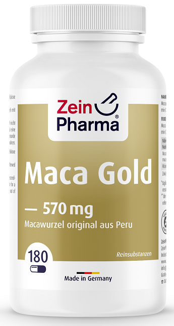 Zein Pharma Maca Gold, 570mg - 180 caps | High-Quality Sports Supplements | MySupplementShop.co.uk