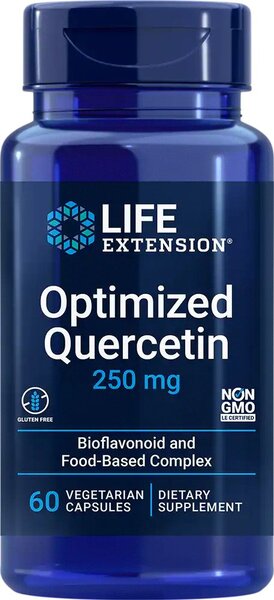 Life Extension Optimized Quercetin, 250mg - 60 vcaps - Sports Supplements at MySupplementShop by Life Extension