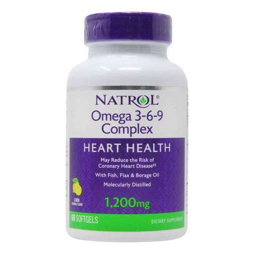 Natrol Omega 3-6-9 Complex - 60 softgels | High-Quality Sports Supplements | MySupplementShop.co.uk