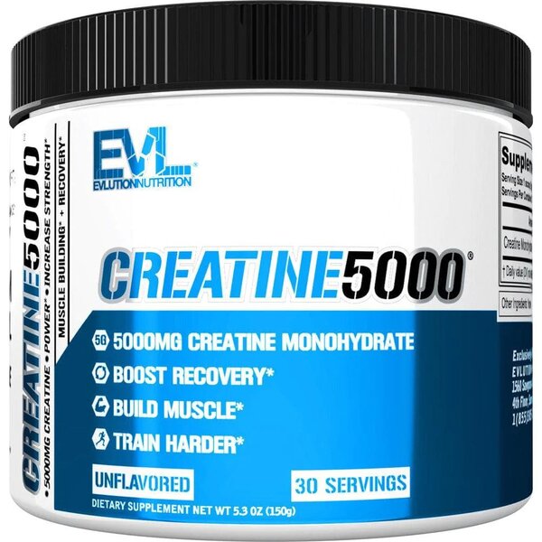 EVLution Nutrition Creatine 5000, Unflavored 150g - Default Title - Creatine Powder at MySupplementShop by EVLution Nutrition