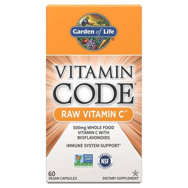 Garden of Life Vitamin Code Raw Vitamin C - 60 vegan caps | High-Quality Vitamins & Minerals | MySupplementShop.co.uk