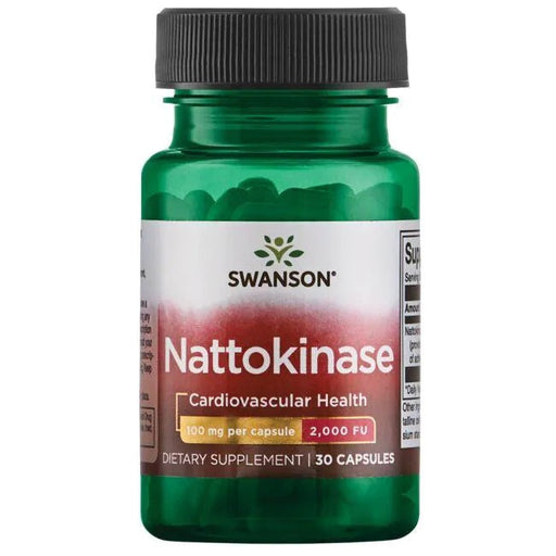 Swanson Nattokinase, 100mg - 30 caps | High-Quality Health and Wellbeing | MySupplementShop.co.uk