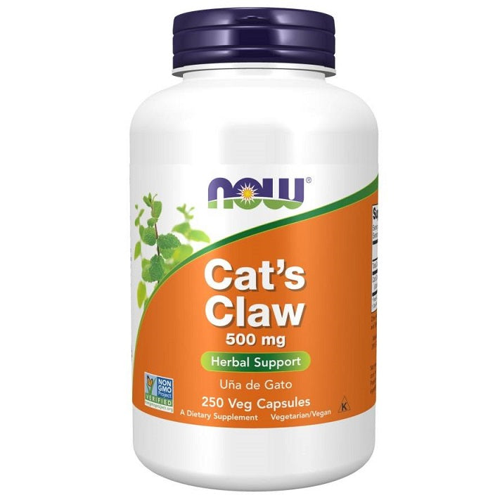 NOW Foods Cat's Claw, 500mg - 250 vcaps | High-Quality Health and Wellbeing | MySupplementShop.co.uk