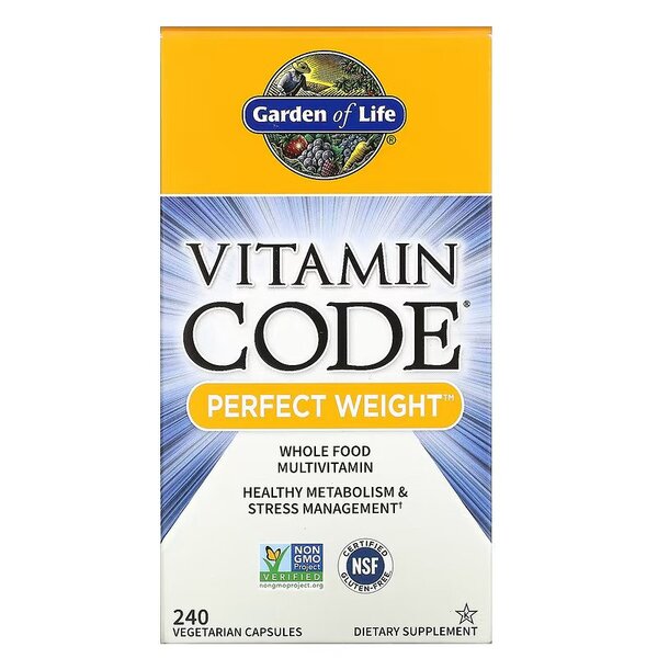 Garden of Life Vitamin Code Perfect Weight - 240 vcaps - Vitamins & Minerals at MySupplementShop by Garden of Life