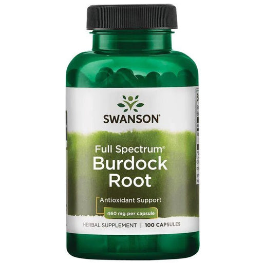 Swanson Full Spectrum Burdock Root, 460mg - 100 caps | High-Quality Health and Wellbeing | MySupplementShop.co.uk
