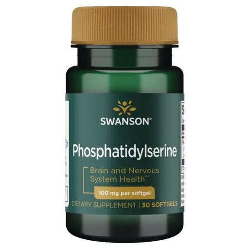 Swanson Phosphatidylserine, 100mg - 30 softgels | High-Quality Health and Wellbeing | MySupplementShop.co.uk