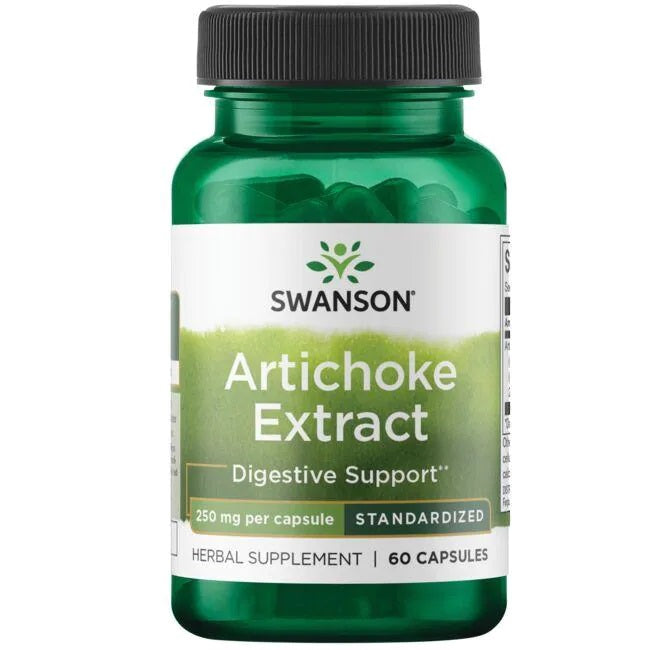 Swanson Artichoke Extract, 250mg - 60 caps - Health and Wellbeing at MySupplementShop by Swanson