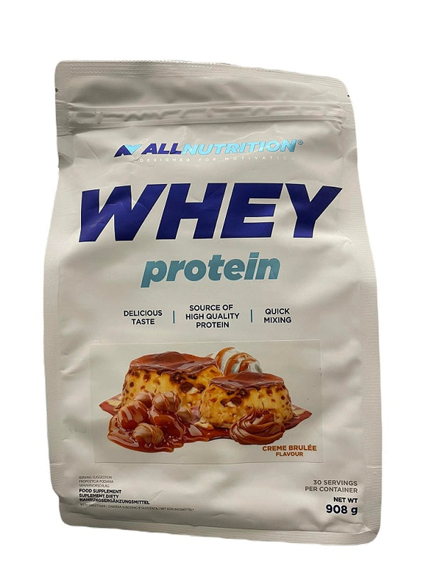 Allnutrition Whey Protein, Creme Brulee - 908 grams | High-Quality Protein | MySupplementShop.co.uk