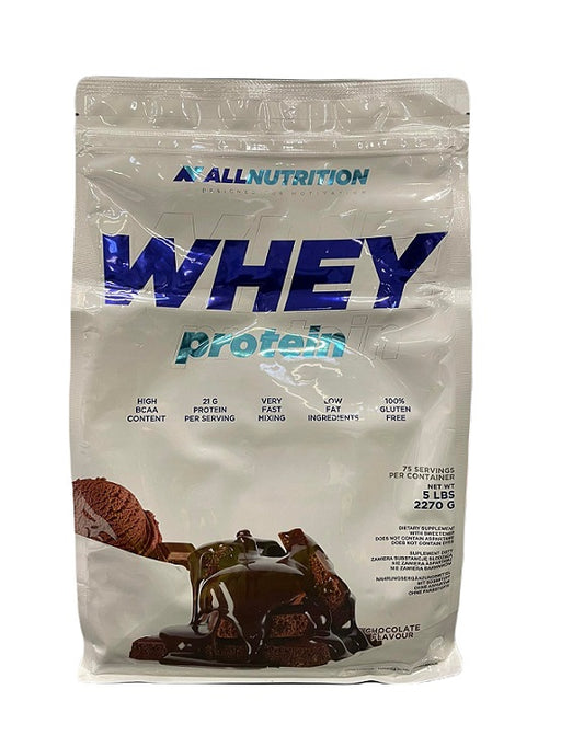 Allnutrition Whey Protein, Chocolate - 2270 grams | High-Quality Protein | MySupplementShop.co.uk