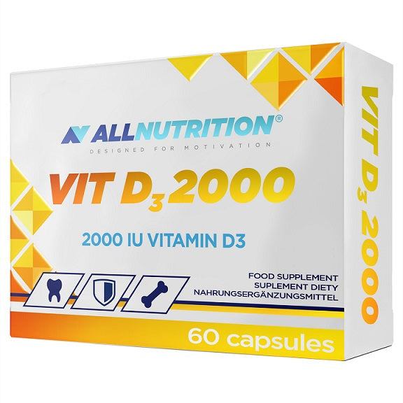 Allnutrition Vit D3 2000 IU - 60 caps - Vitamins & Minerals at MySupplementShop by Allnutrition