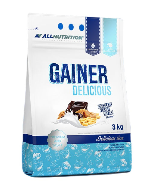 Allnutrition Gainer Delicious, Chocolate Peanut Butter - 3000 grams | High-Quality Weight Gainers & Carbs | MySupplementShop.co.uk