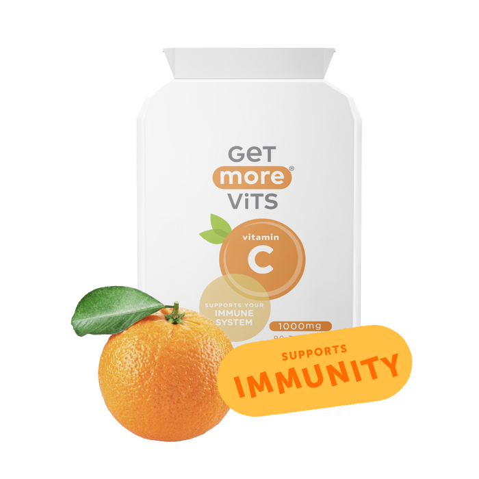 Get More Vits Vitamin C 90 Tablets | High-Quality Vitamin C | MySupplementShop.co.uk